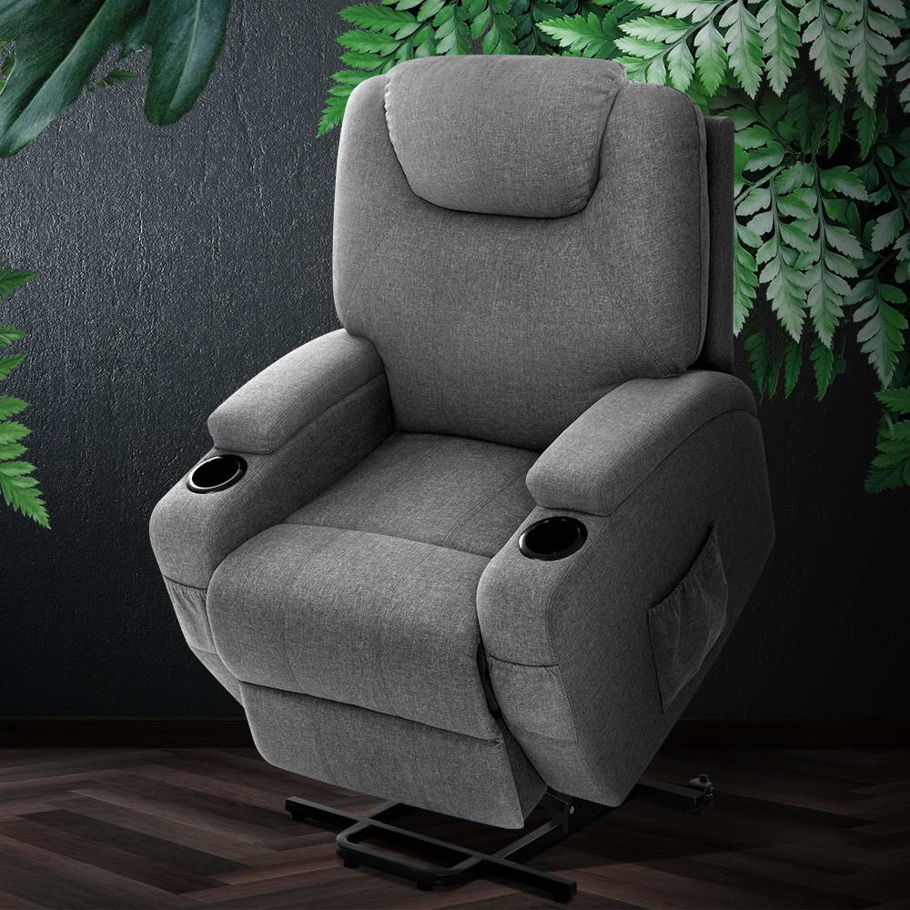 Recliner Chair Electric Lift Massage Chairs Heated Lounge Sofa Buy