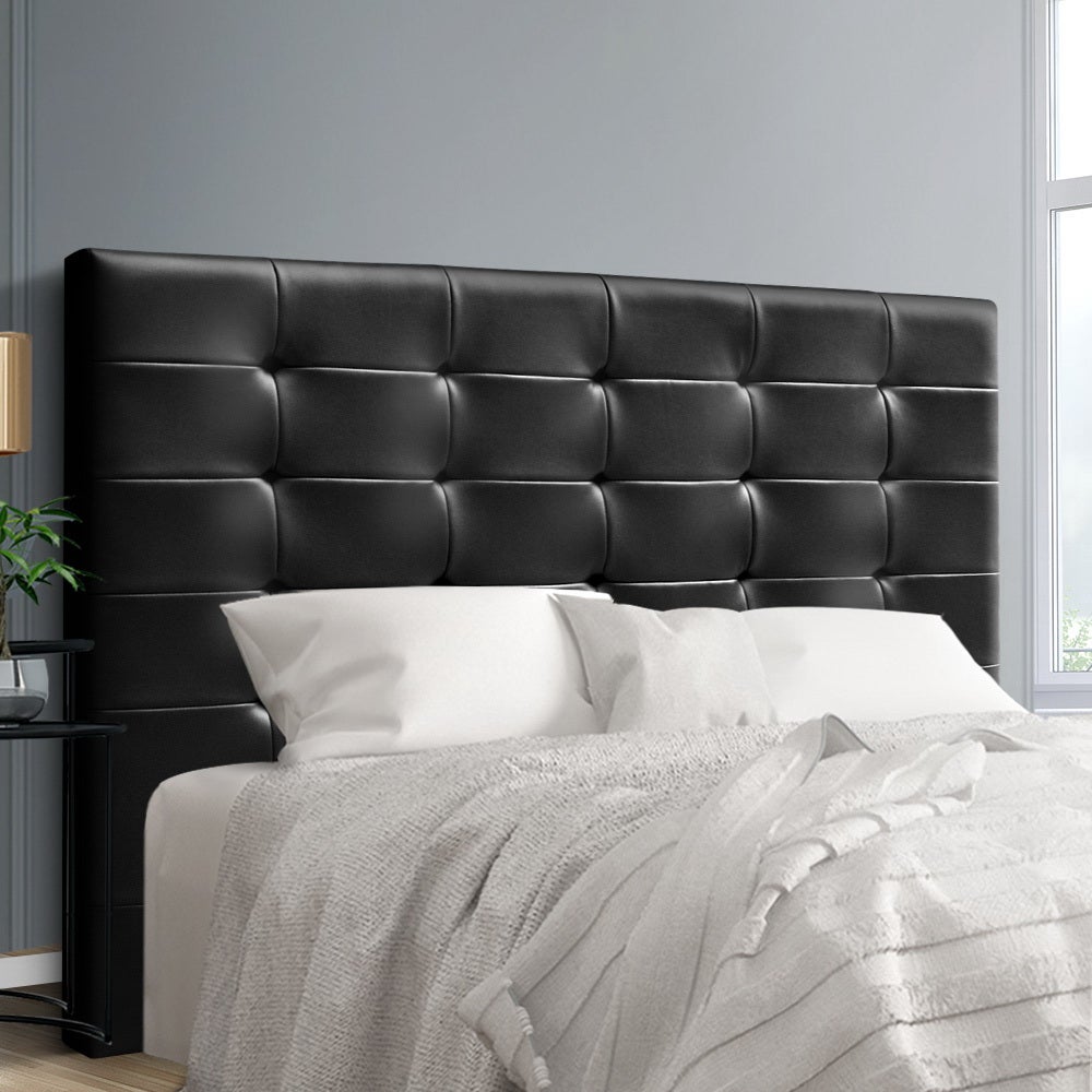 KING Size Bed Head Headboard Bedhead Leather Frame Base ...