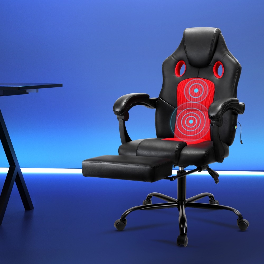 Modern S Racer Gaming Chair Recliner with Simple Decor