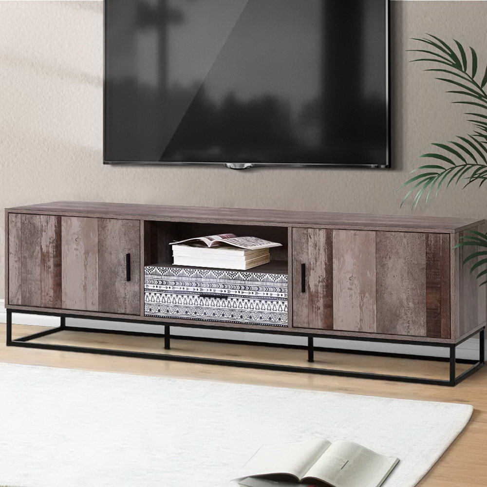 Artiss TV Entertainment Unit Stand Storage Wooden Industrial