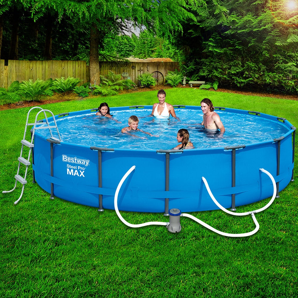 Latest Bestway Above Ground Frame Swimming Pool 15Ft 