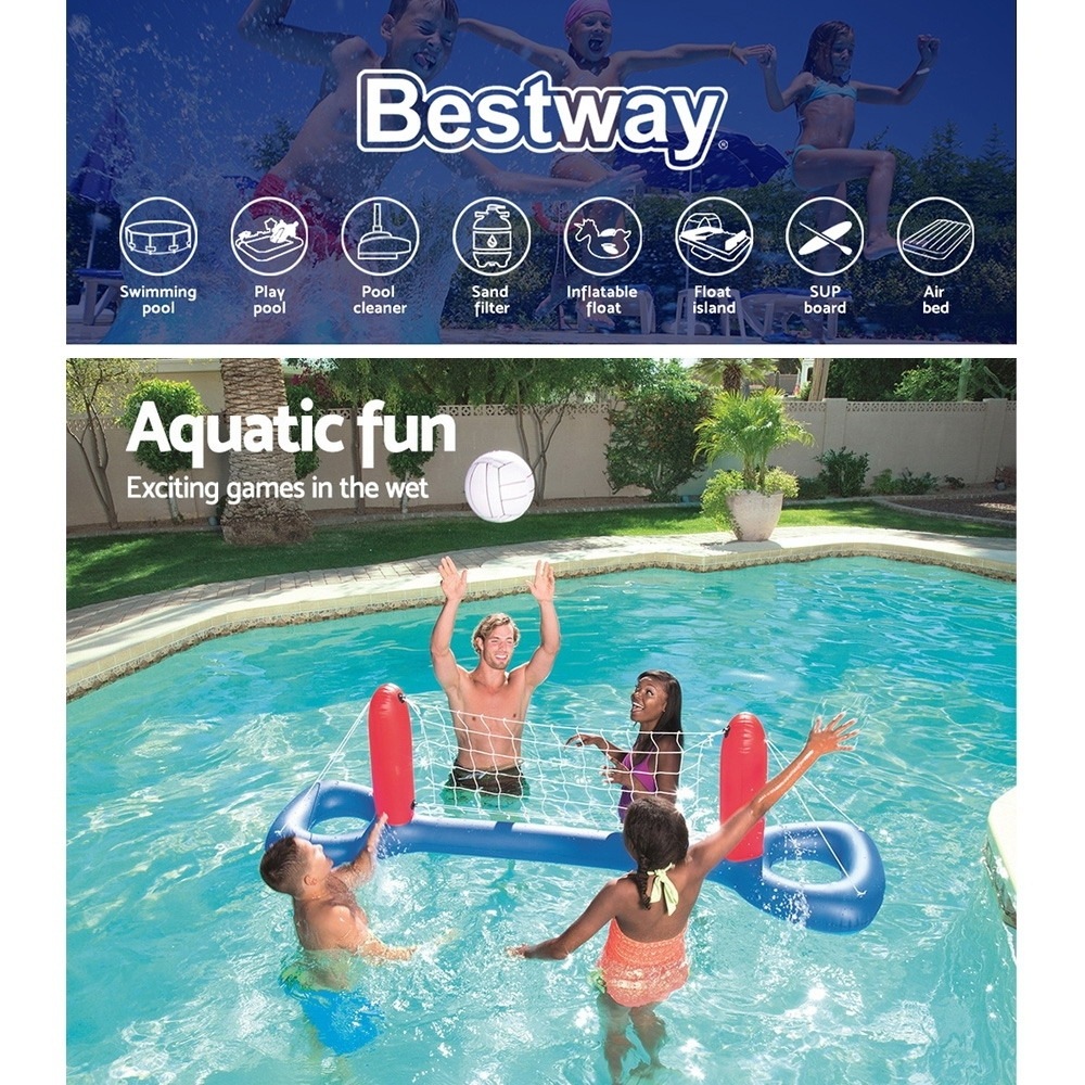 Bestway Inflatable Pool Volleyball Set & Ball Floating Pool Game Toy
