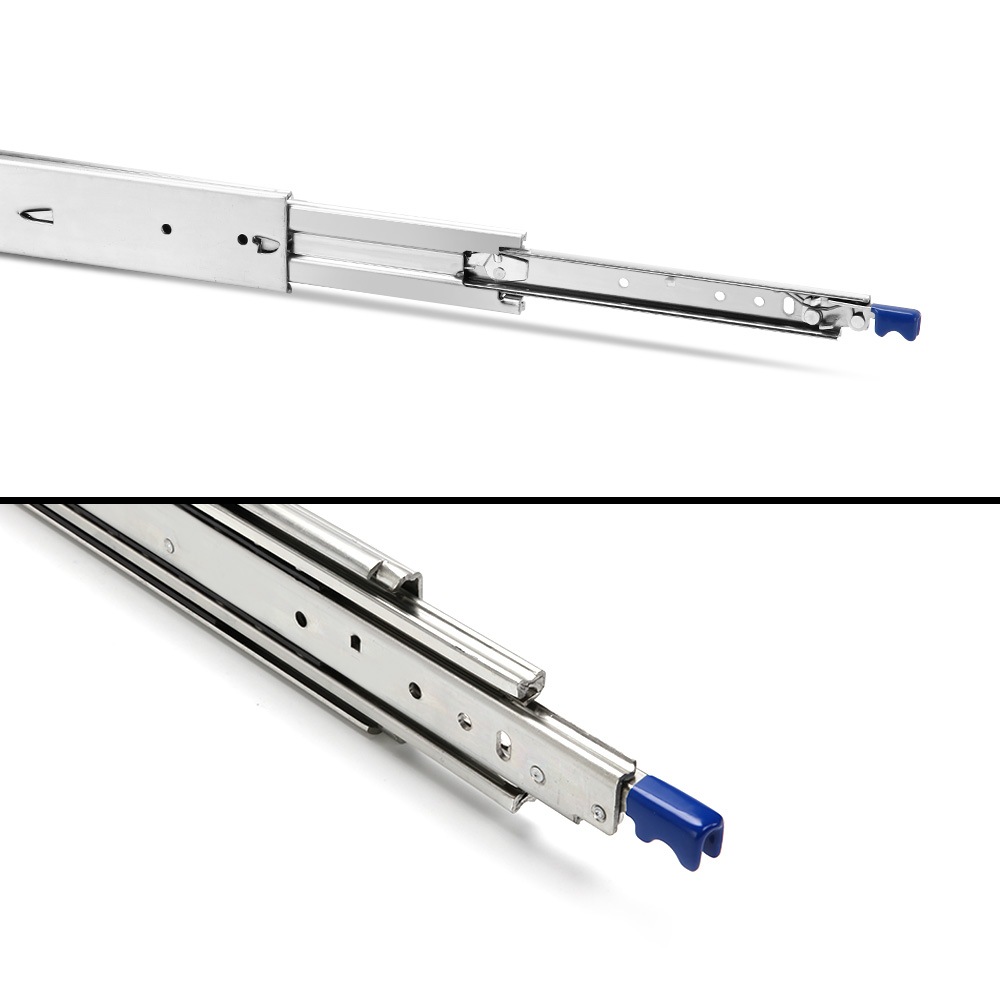 Ball Bearing Drawer Slides Heavy Duty 227kg Locking Runner 813mm