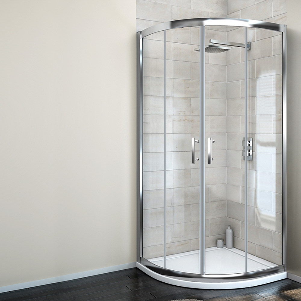 Cefito 800x800 Curved Shower Screen Enclosure Sliding Door Corner