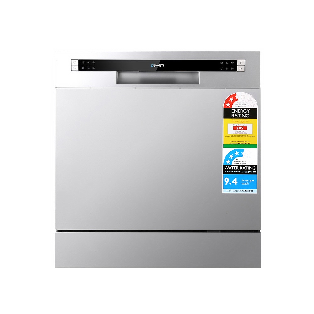 Devanti Benchtop Dishwasher 8 Place Setting Counter Bench Top