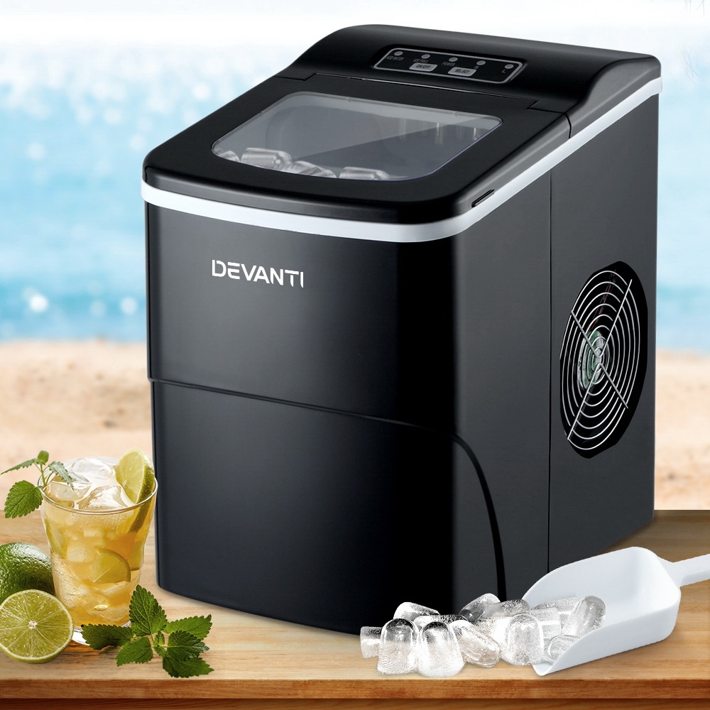 Devanti Portable Ice Maker Commercial Machine Ice Cube 2L Bar