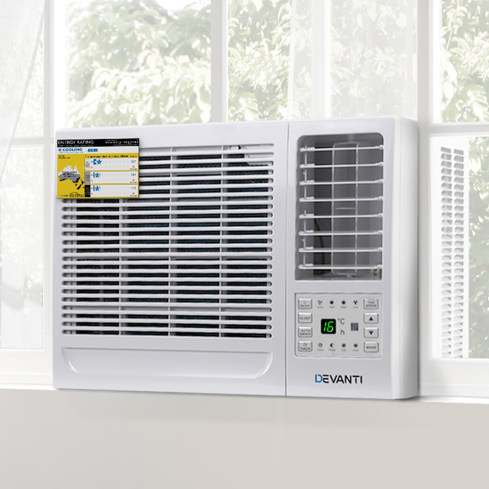 Devanti 1.6kW Window Wall Box Refrigerated Portable Air Conditioner