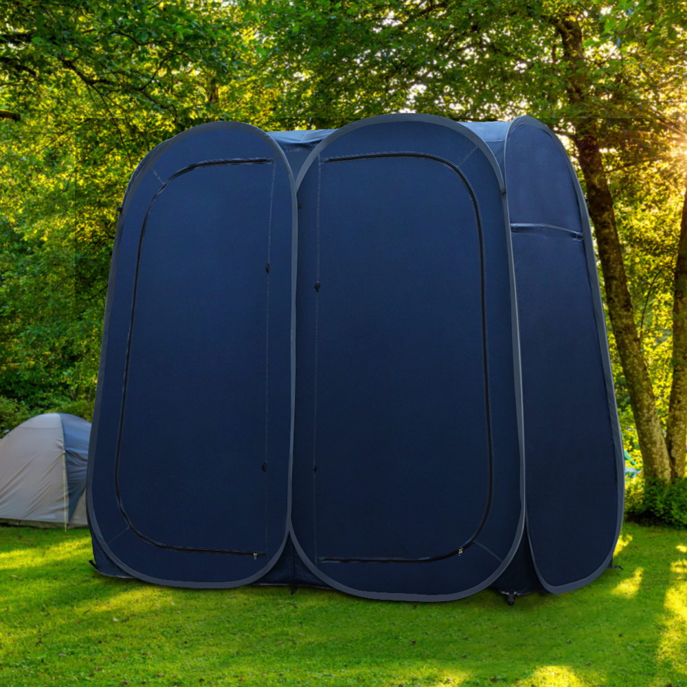 Pop Up Double Camping Shower Tent Toilet Change Room Ensuite | Buy