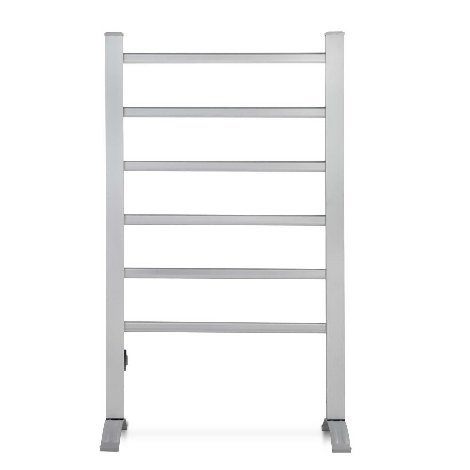 Electric Heated Towel Rail Freestanding Rails Warm Racks Aluminium Bar