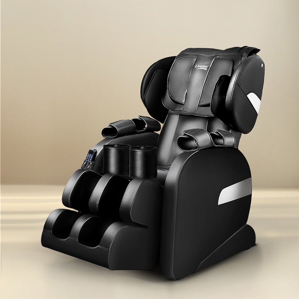 Livemor Electric Massage Chair Full Body Shiatsu Recliner Zero Gravity