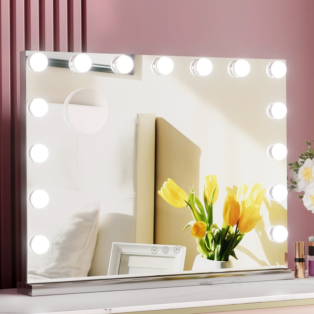 Embellir Hollywood Frameless Makeup Mirror With 15 Led Lighted Vanity Beauty Mirrors 9355720037753 - Embellir Led Mirror Light Kit Embellir Hollywood Frameless Makeup Mirror With 15 Led Lighted Vanity Beauty Mirrors 9355720037753 - Embellir Led Mirror Light Kit