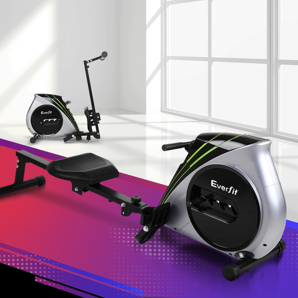 Everfit Rowing Exercise Machine Rower Resistance Fitness Home Gym ...