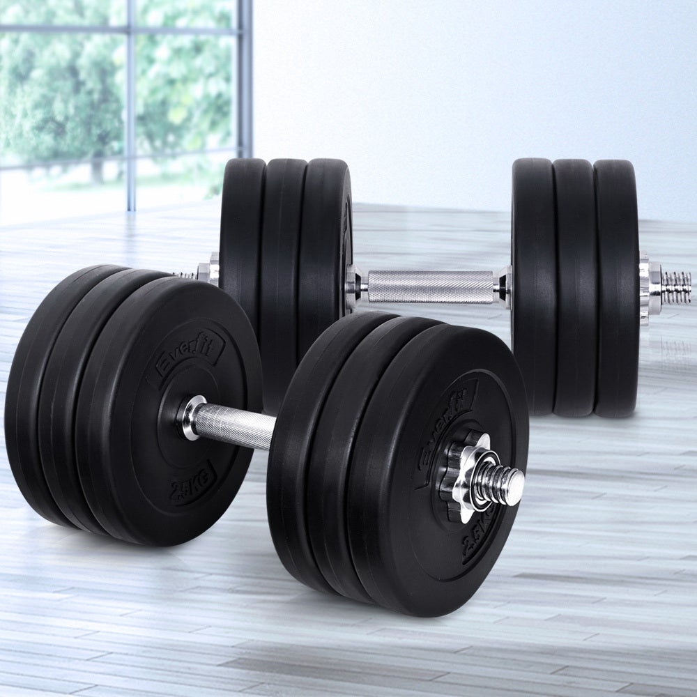 Everfit Fitness Gym Exercise Dumbbell Set 35kg | Buy Dumbbells