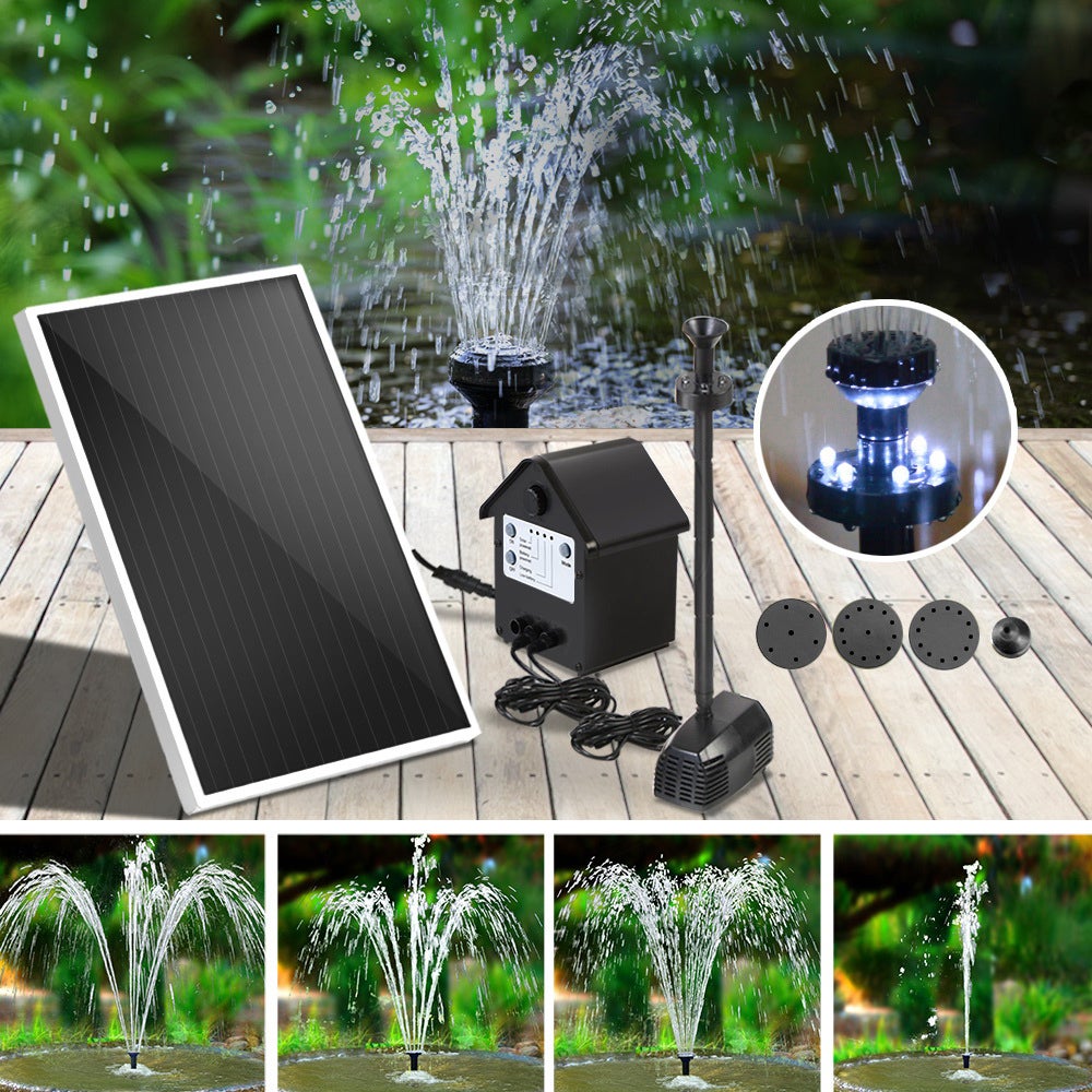 30W Solar Powered Water Fountain Pond Pump Battery Submersible Buy