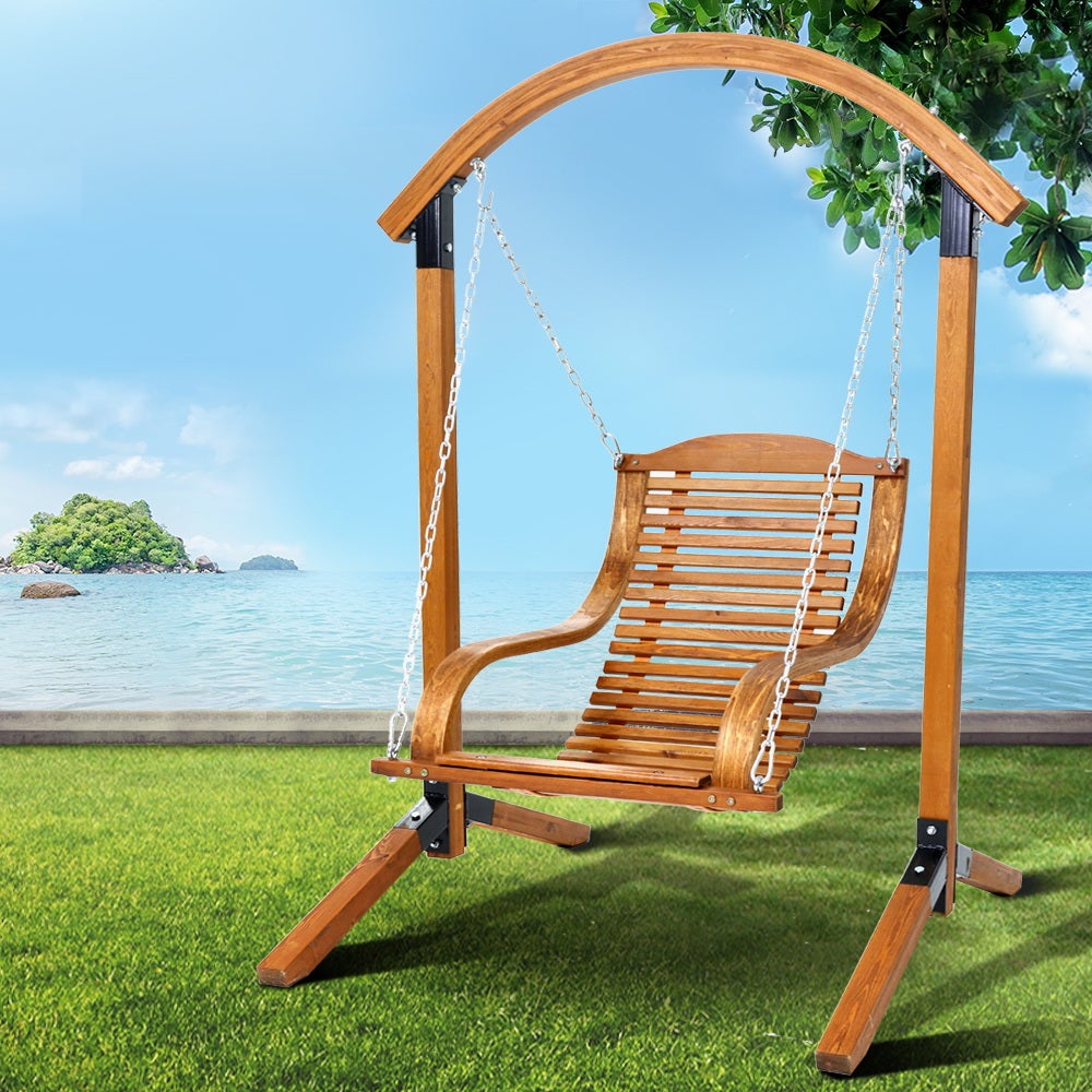 Outdoor Furniture Timber Hammock Chair Wooden Patio Swing Lounge | Buy