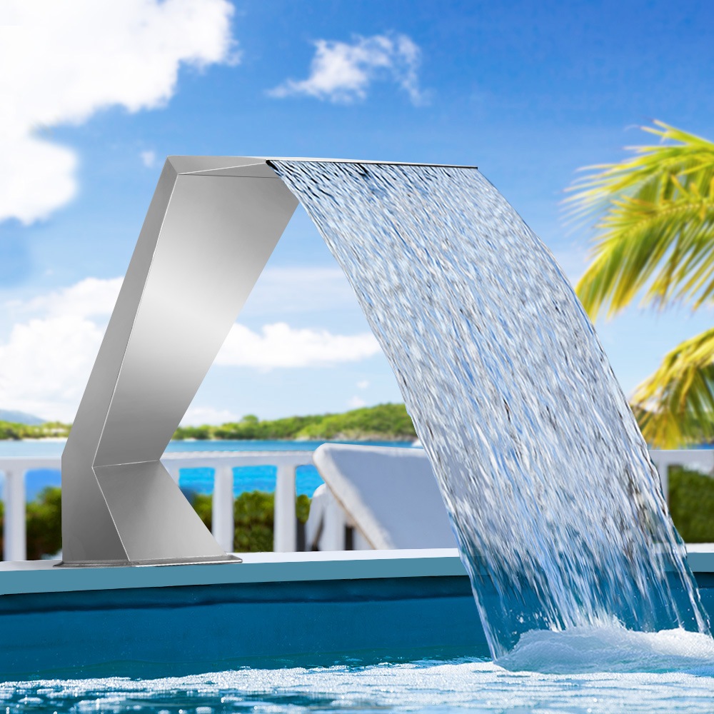 Water Feature Blade Waterfall Pool Spillway Stainless Steel Buy Water