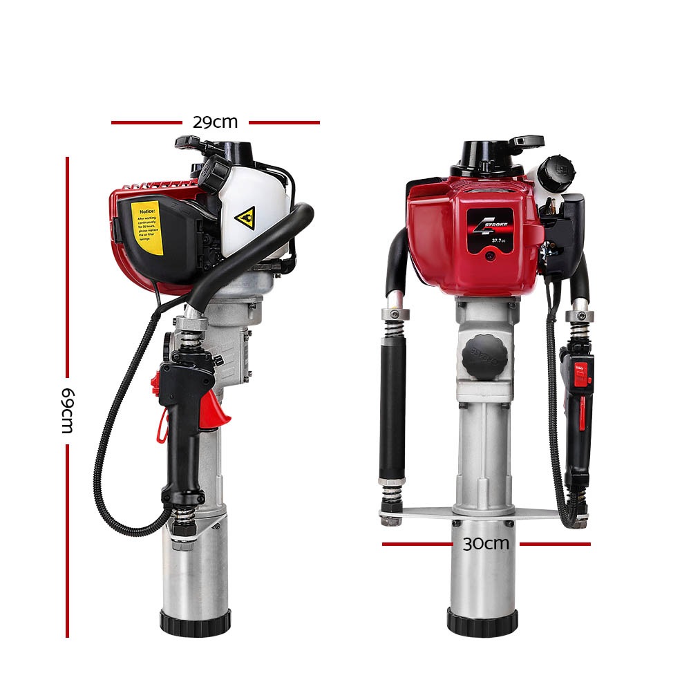 Giantz 4Stroke Petrol Fence Post Driver Power Pile Hole Drive Picket
