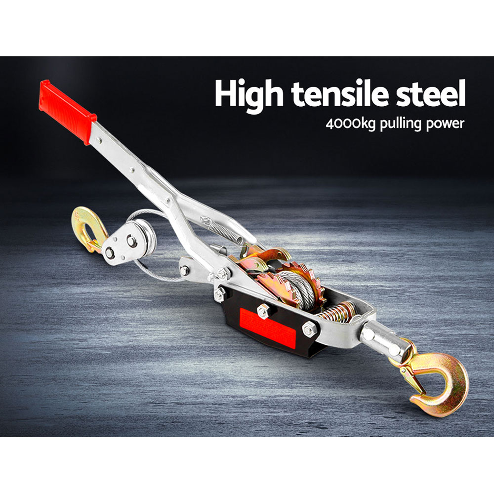 Giantz 4 Tonne Hand Winch Puller Buy Gear Winches 9350062057520