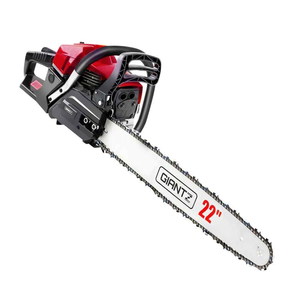 62cc Petrol Chainsaw 22" Bar EStart Chain Saw Top Handle Pruning Buy