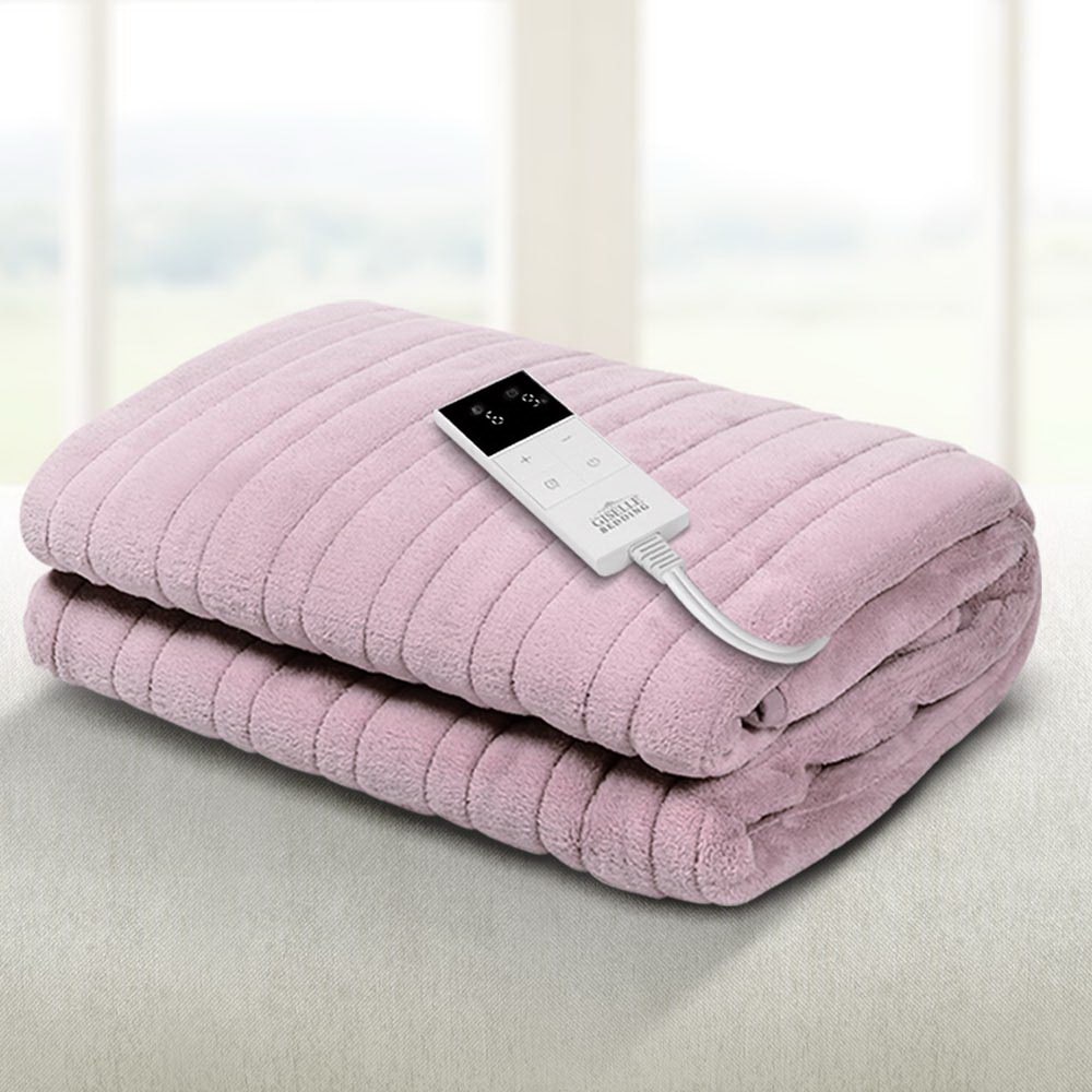 Giselle Bedding Electric Heated Throw Rug Fleece Washable Snuggle Blanket Pink Buy Electric Giselle Bedding Electric Heated Throw Rug Fleece Washable Snuggle Blanket Pink Buy Electric