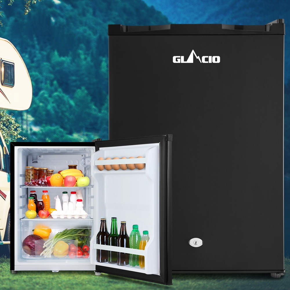 Glacio 80L Portable Fridge Bar Freezer Cooler Upright 12V/24V/240V