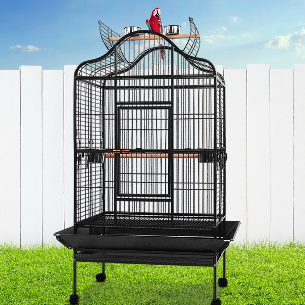 i.Pet Bird Cage Pet Cages Aviary 183CM Large Travel Stand Budgie Parrot