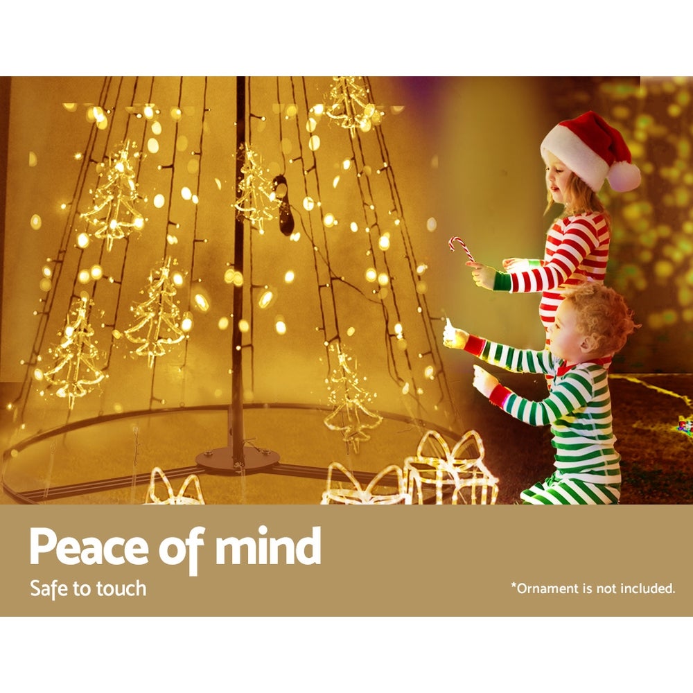 Jingle Jollys 3M LED Christmas Tree Lights 330pc LED Xmas Warm White Fibre Optic | Buy Christmas ...