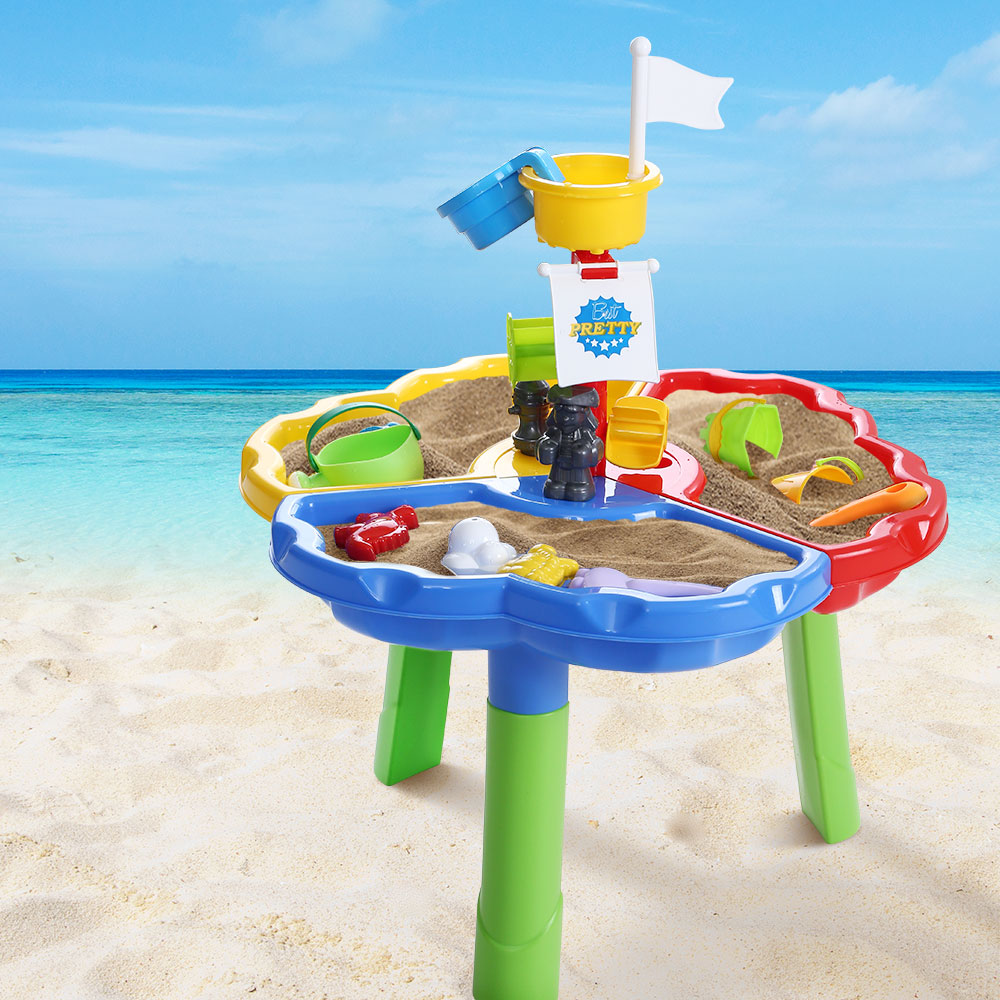 Keezi Kids Beach Sand and Water Sandpit Outdoor Table Childrens Bath Toys Buy Sand Pits