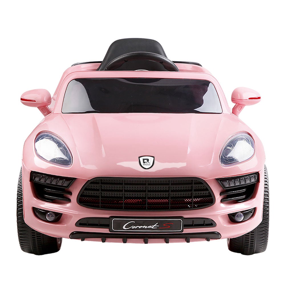 childs pink car
