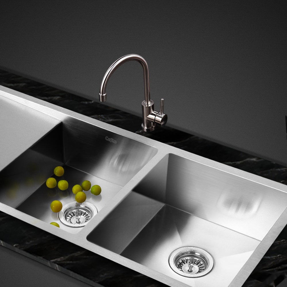 Cefito Kitchen Sink Stainless Steel Handmade Laundry Top/Undermount