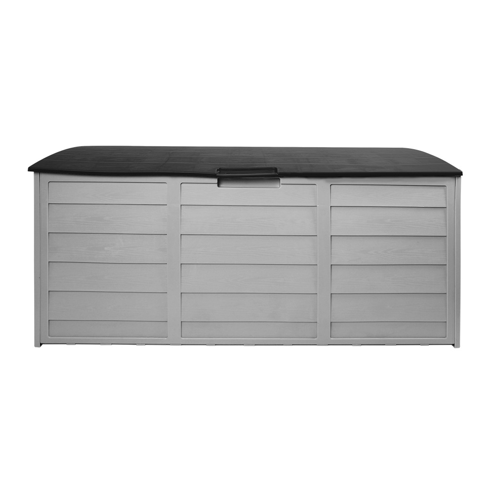 290l Outdoor Storage Lockable Box Weatherproof Garden Decktoy Shed