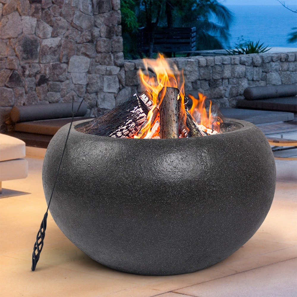 Portable Fire Pit Bowl Outdoor Wood Burning Patio Oven Fireplace Buy