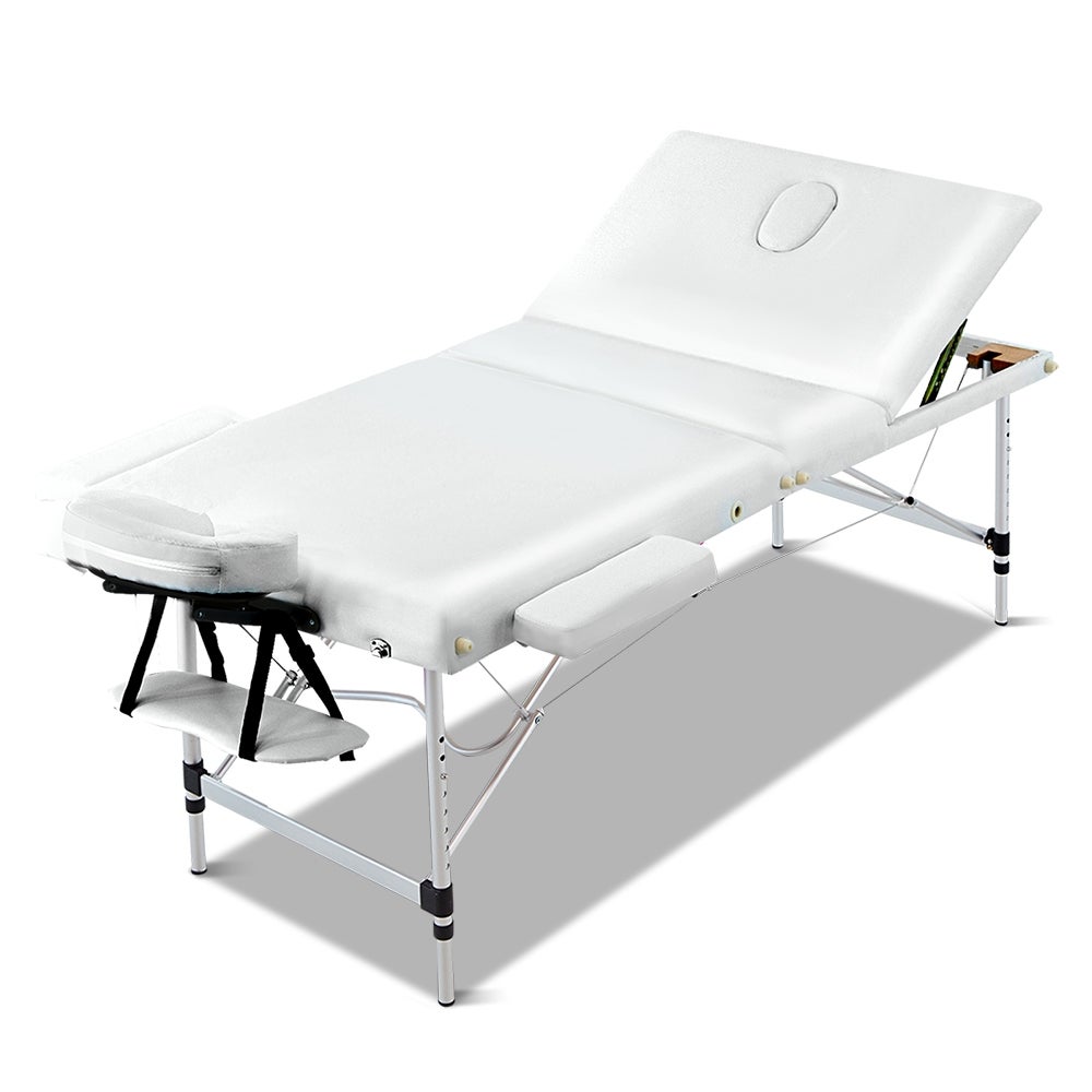 Zenses 75cm Portable Aluminium Massage Table 3 Fold Bed Beauty Therapy Waxing Buy Massage