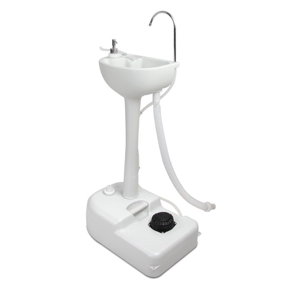 Weisshorn Camping Portable Sink Wash Basin Stand Food Event 19L Water