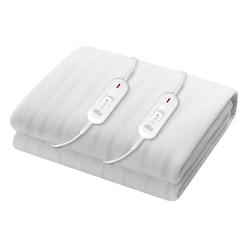 Electric Blanket Queen Size Polyester Underlay Fully Fitted Heated Bed