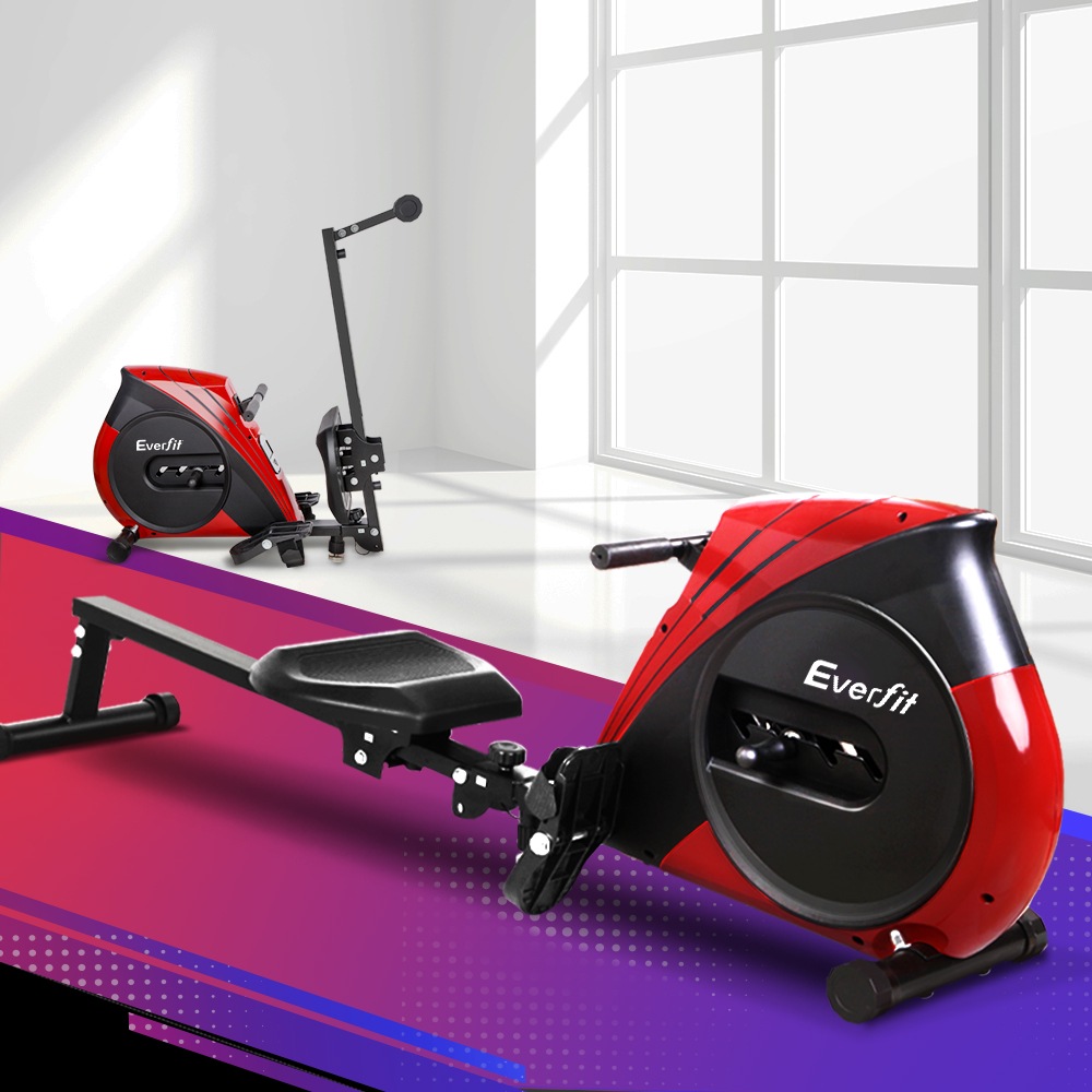 Everfit Rowing Exercise Machine Rower Resistance Fitness Gym Home
