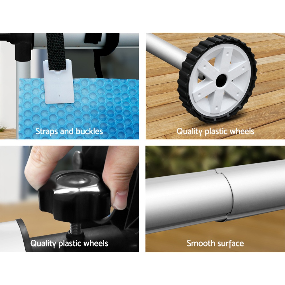 Aquabuddy Swimming Pool Cover Roller Reel Adjustable Solar Thermal Blanket Buy Pools & Spa