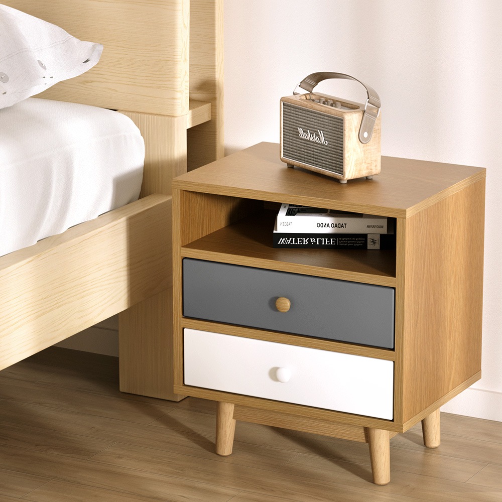 Artiss Bedside Tables Drawers Side Table Bedroom Furniture Nightstand