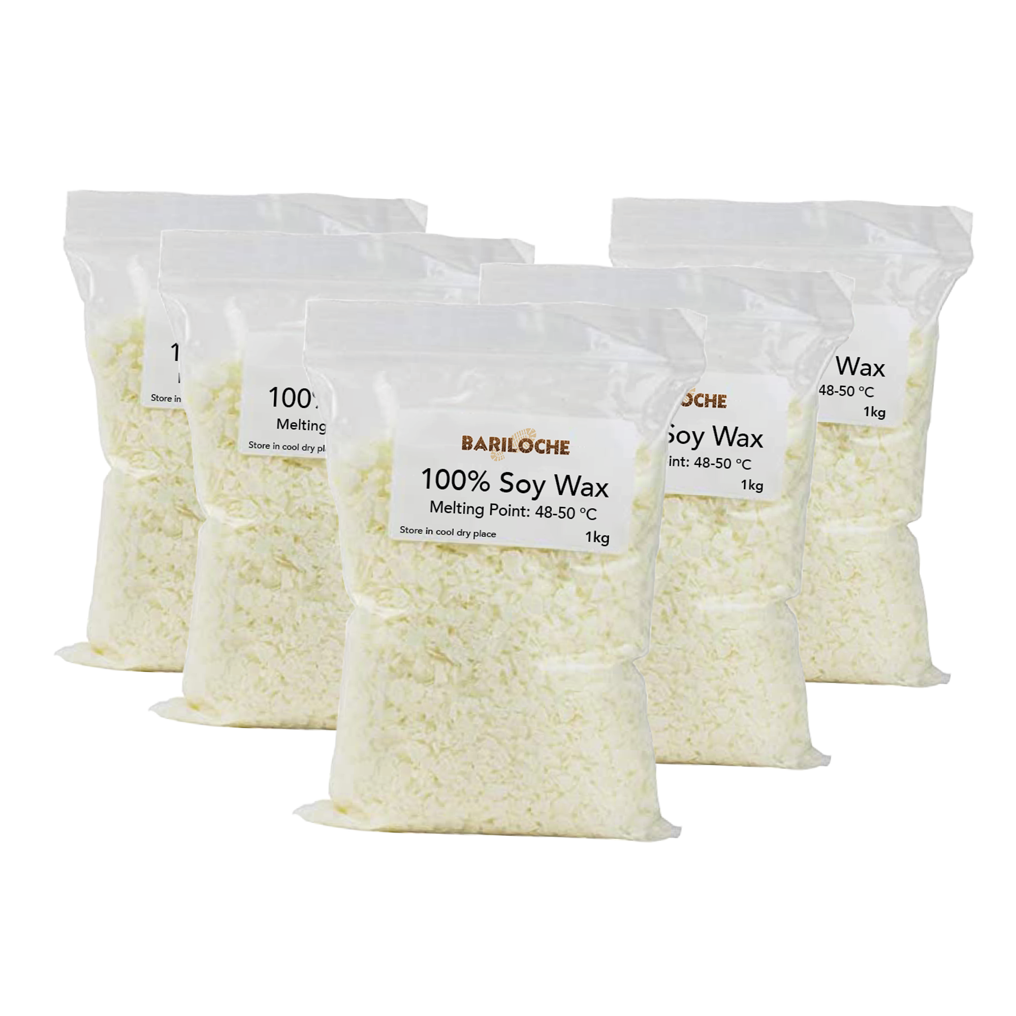5kg Professional Grade 100 Natural Soy Wax Candle Making Supplies