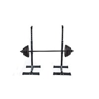 Pair of Adjustable Rack Sturdy Steel Squat Barbell Bench Press Stands GYM/HOME