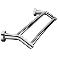 Double Classic Chrome Towel Bar Rail Bathroom