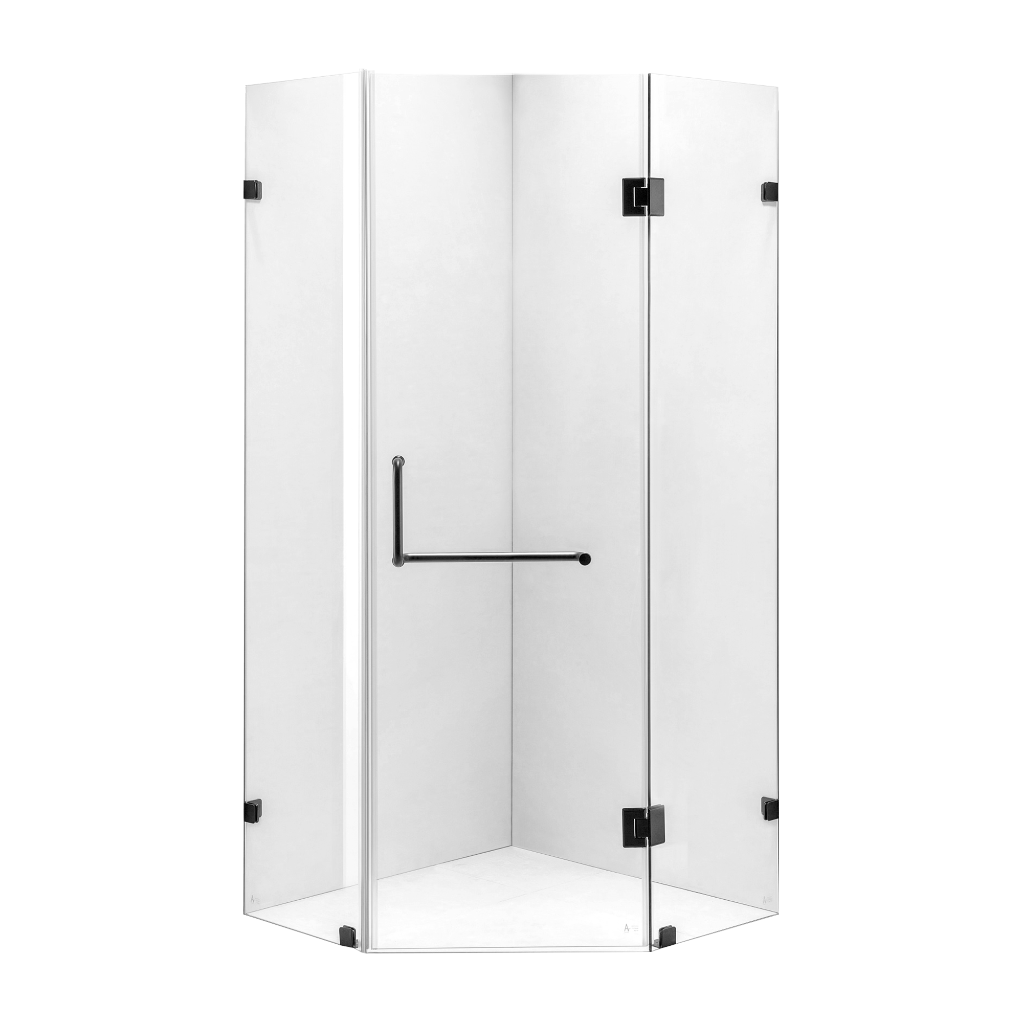 900 x 900mm Frameless 10mm Glass Shower Screen By Della Francesca Buy