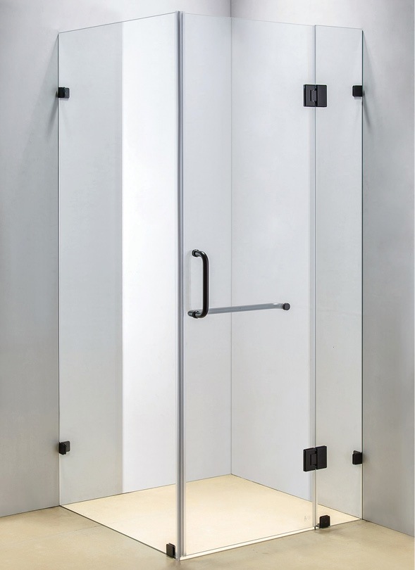 900 x 900mm Frameless 10mm Glass Shower Screen By Della Francesca | Buy ...