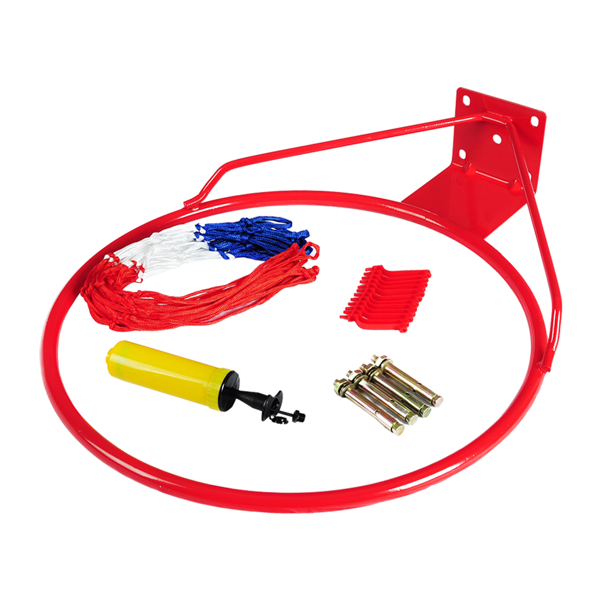 Pro Size Wall Mounted Basketball Hoop Ring Goal Net Rim Dunk Shooting