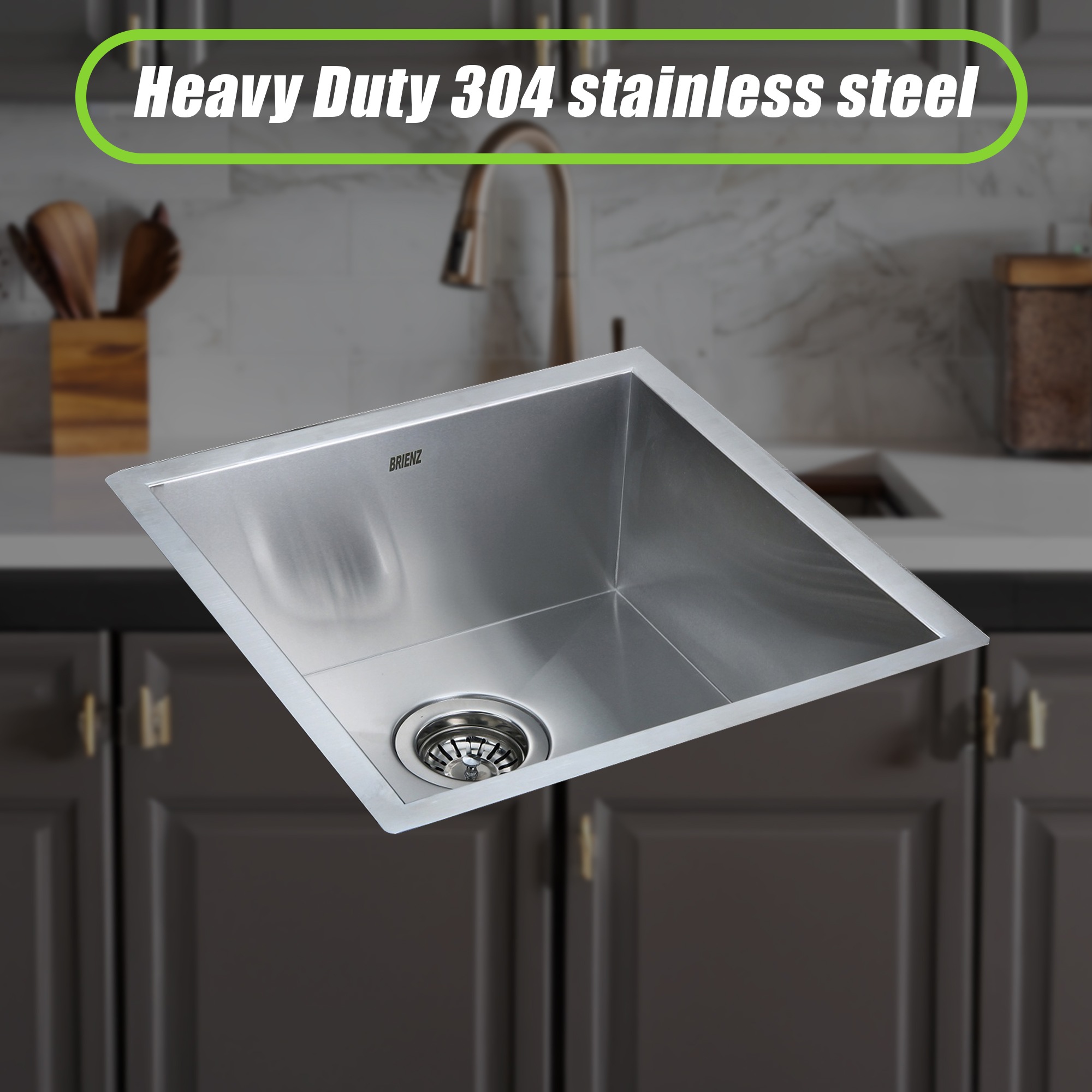 stainless steel utility sink undermount