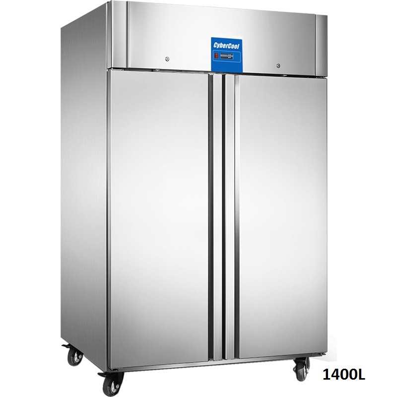 Stainless Steel 2 Door Commercial Freezer 1400L | Buy ...