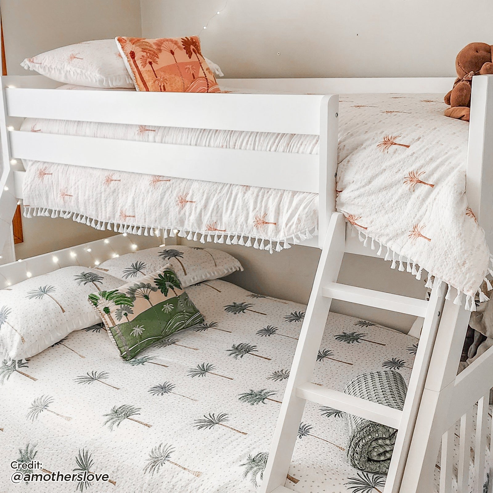 Cornelia Triple Bunk Bed with Storage Drawers White Buy Bunk Beds