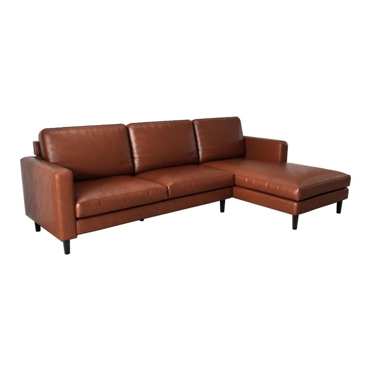 Light Brown Leather Chaise Lounge / You may found another brown leather
