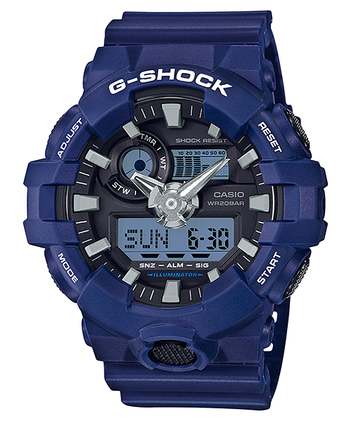 casio g shock blue watch