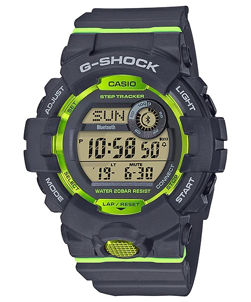 casio digital step tracker watch